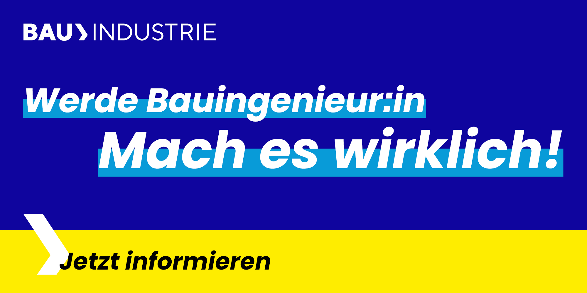 Werde Bauingenieur