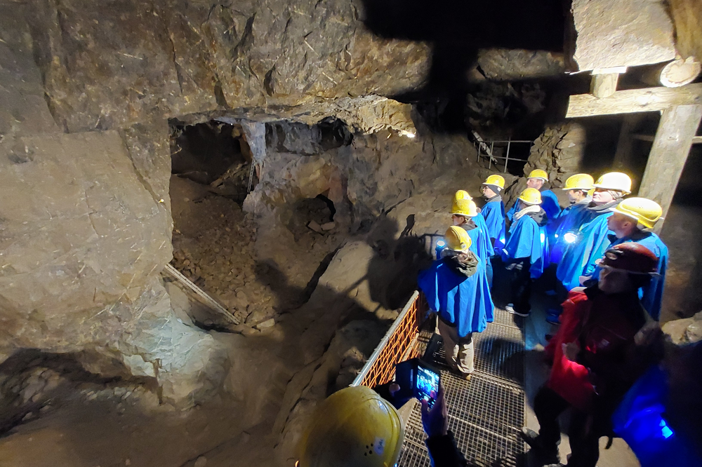 Excursion to the show mine in Zinnwald, Erzgebirge