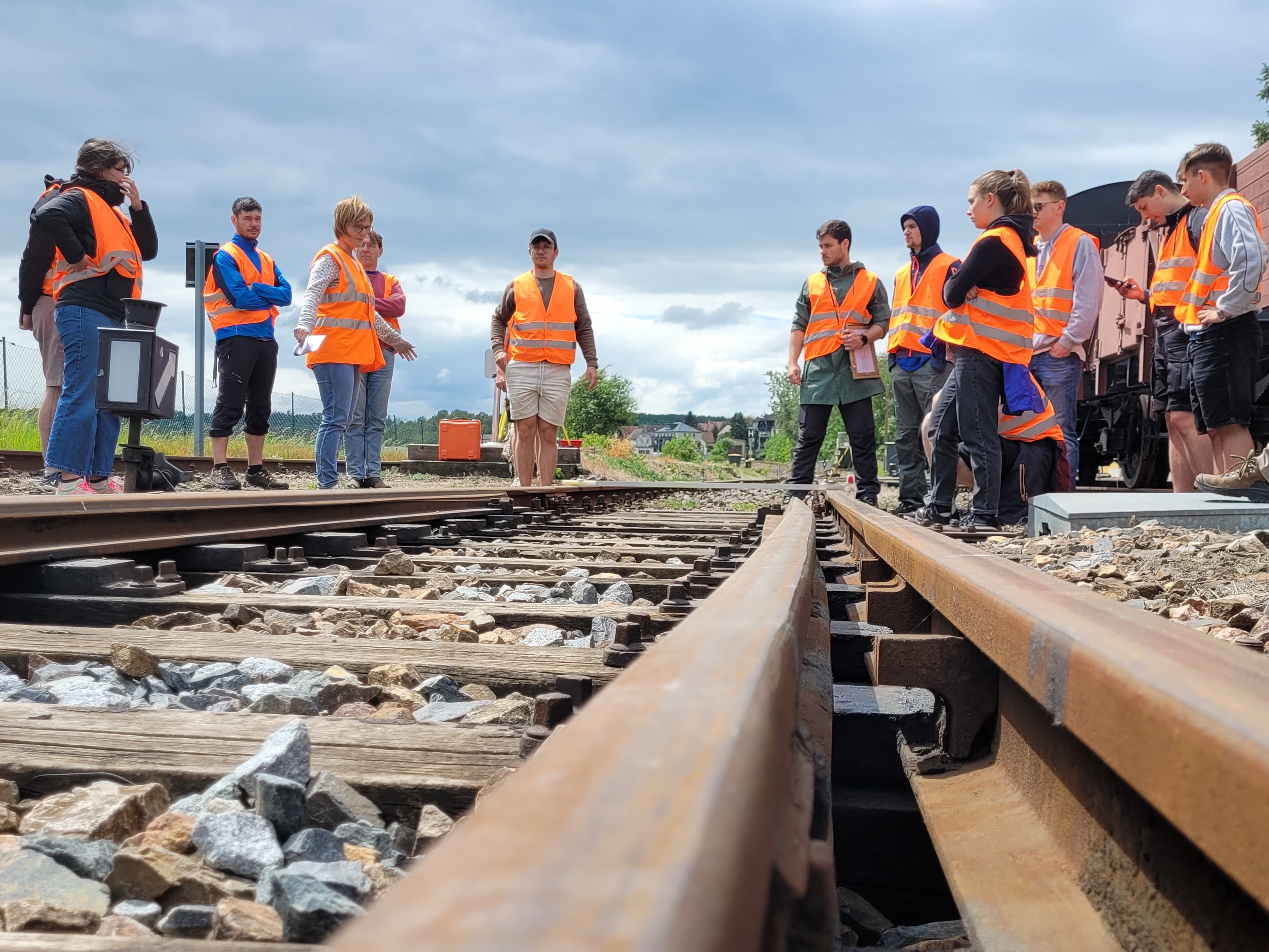 Praktikum zum Thema Eisenbahnvermessung