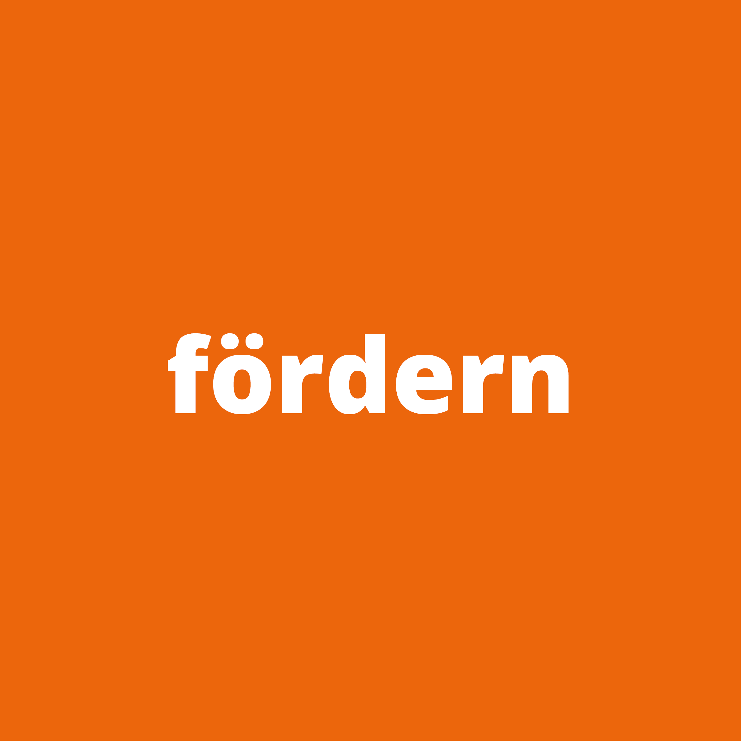 fördern