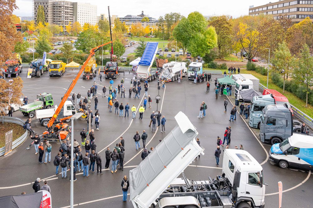 Fahrzeugpräsentation zum Nutzfahrzeugtag