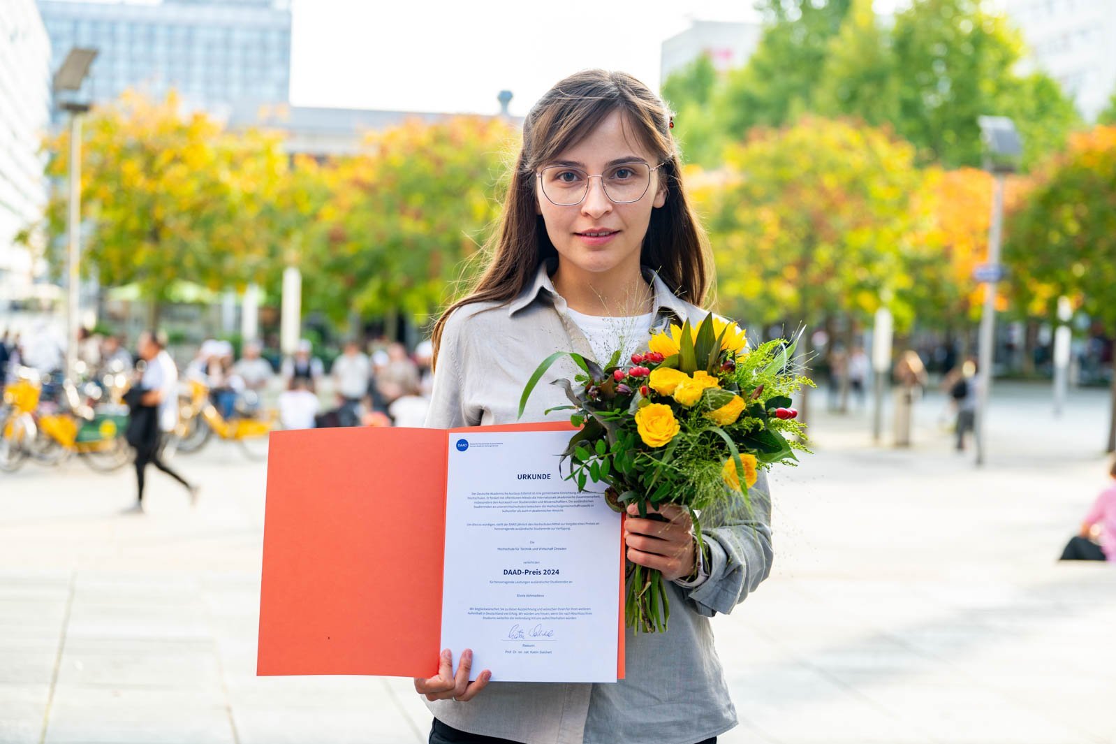 [Translate to English:] DAAD.Preisträgerin Elvira Akhmadieva