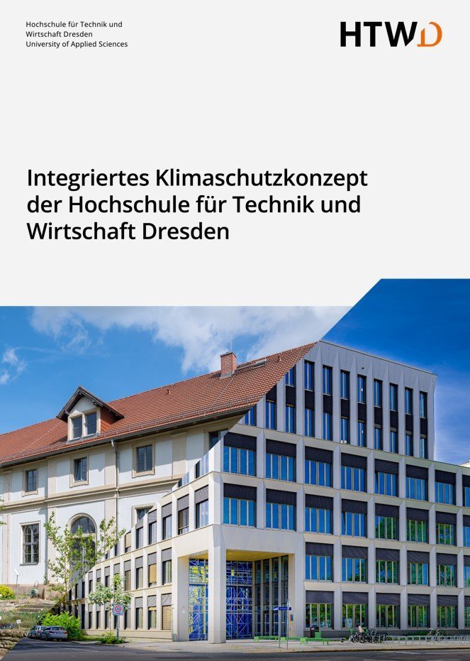 Titelbild des integrierten Klimaschutzkonzetes der HTWD